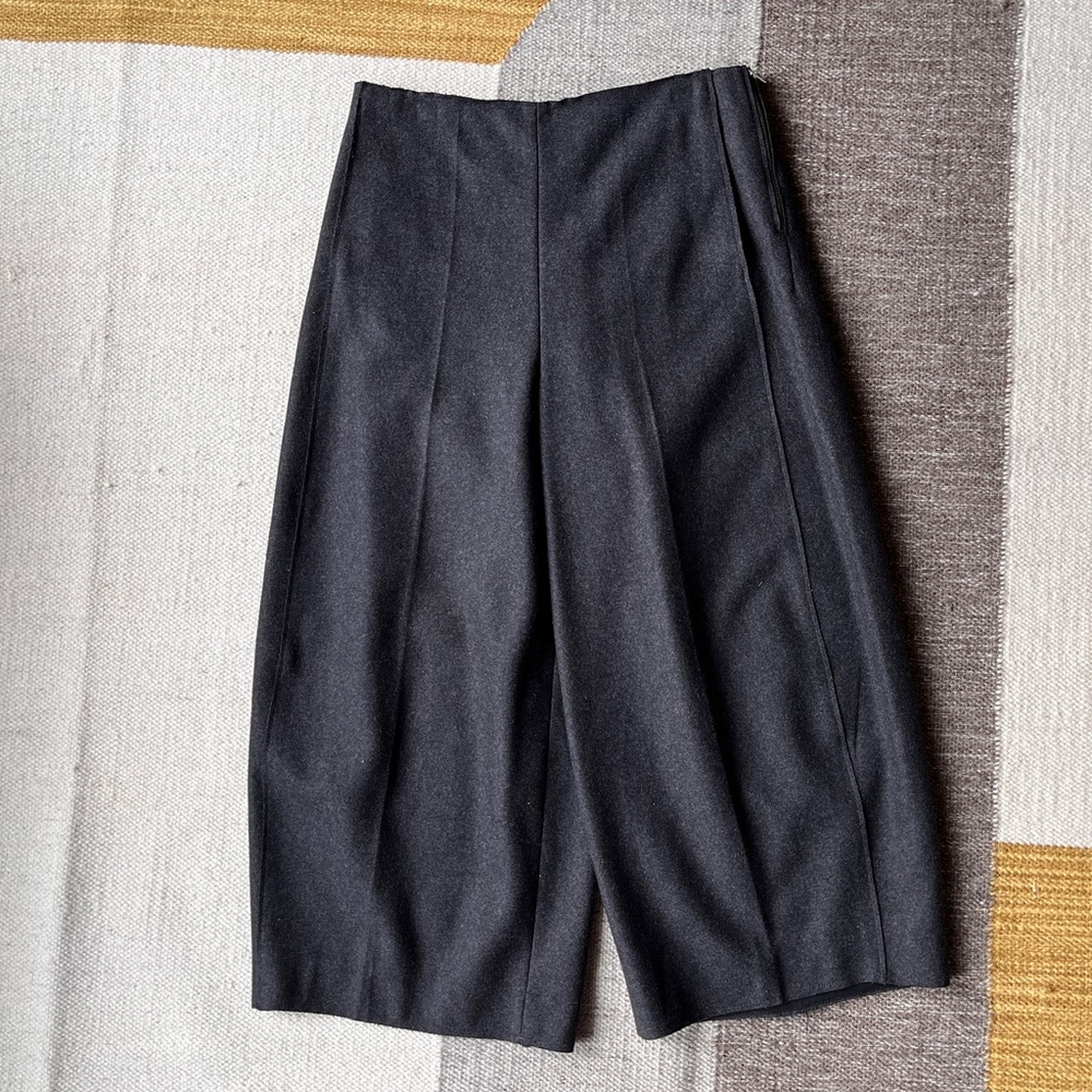 COS wide leg wool flannel pants